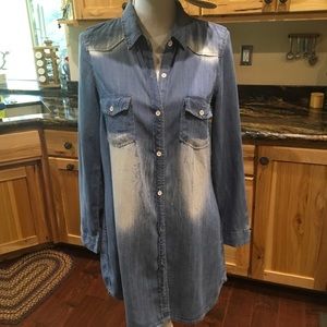 Papillon soft Levi shirt distressed look